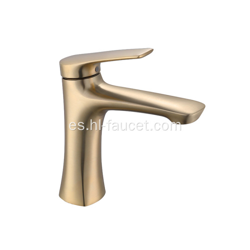 Grifo de oro cepillado Lavado de agua Faucet